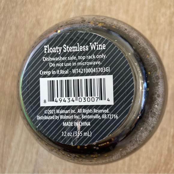 Stemless wine plastic Halloween themed cup - Picture 4 of 7